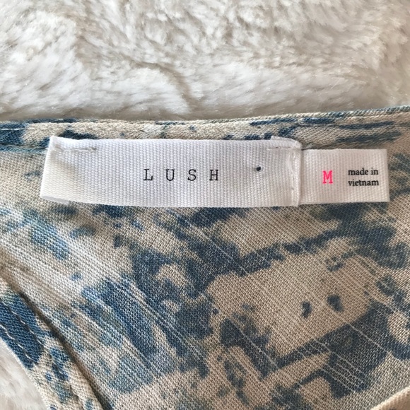 Boho Flowy Dress Keyhole Back, NWOT size M - Picture 2 of 8